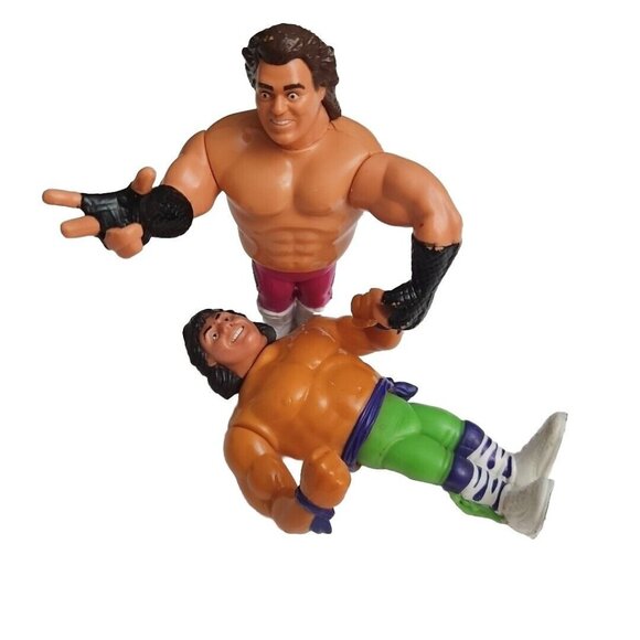 1990-91 Brutus The Barber Marty Jannetty WWF Wrestling Action Figures Titan - Picture 12 of 13